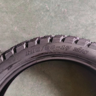 Neumático de motocicleta sin tubo negro 110/90-17 con certificado Inmetro