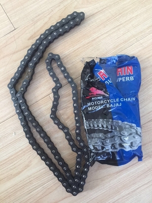 428-112L BAJAJ Cadena de piezas de repuesto para motocicletas con acabado negro 112L incluido