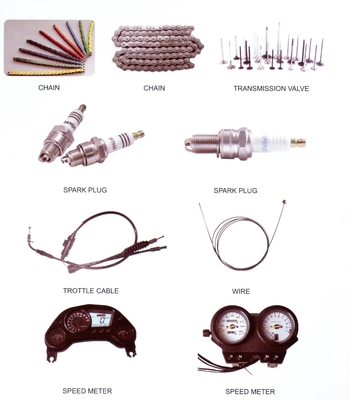 Piezas de repuesto de motocicleta colores según sus necesidades perfecto para reparación y reemplazo