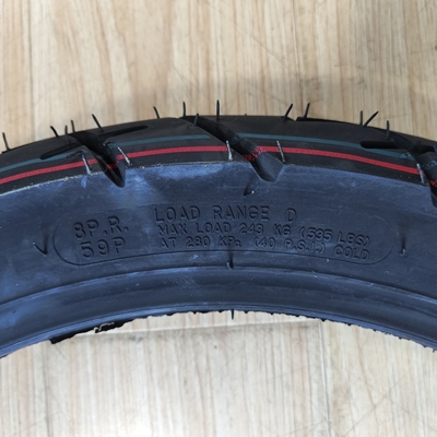 360h18 neumáticos de motocicletas con un contenido de caucho del 35% al 55% y de acero natural de caucho de nylon