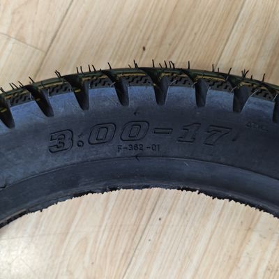 3.00-17 neumáticos para motocicletas fabricados con materia prima natural de caucho, acero y nylon