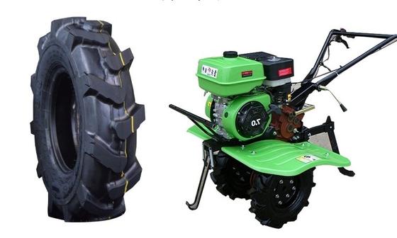 Contenido de caucho natural del 35% al 55% neumático de motocicleta 400-8 LLantas 4.00-8 con patrón popular