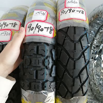35% 45% Rueebr Contenido Ruedas de motocicletas neumáticos para motocicletas 90/90-18 en el puerto de Qingdao