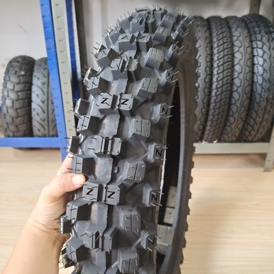 MOTOCROSS 110100-18 neumáticos para motocicletas con materia prima natural de caucho y acero de nylon