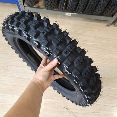 MOTOCROSS 110100-18 neumáticos para motocicletas con materia prima natural de caucho y acero de nylon