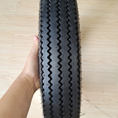 Sawtooth Vintage Pneumático de motocicleta Pneumático 5.00-16 4.50-18 con caucho natural en Qingdao