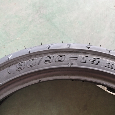 14 pulgadas neumático de motocicleta 90/90-14 6 Ply Rate con materia prima Naturaleza caucho de acero Nylon