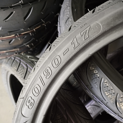 Pneumático sin tubo para motocicletas 80/90-17 70/80-17 70/90-17 90/80-17 con clasificación Ply 6pr/8pr