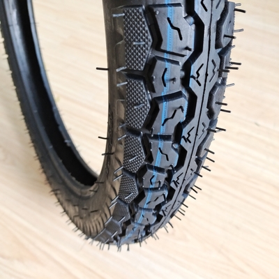 3.00-17 Pneumático de alta resistencia Pneumático de motocicleta con material de nylon de caucho natural de acero