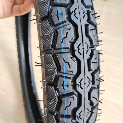 3.00-17 Pneumático de alta resistencia Pneumático de motocicleta con material de nylon de caucho natural de acero