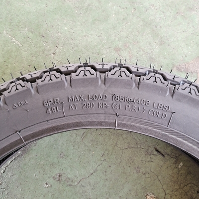 80/100-14 14 pulgadas neumático de motocicleta sin tubo hecho de caucho natural y aceptable OEM