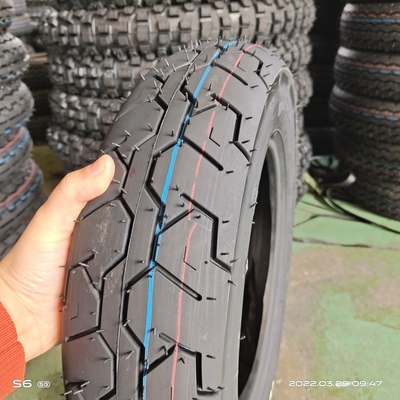 10 pulgadas de neumático de motocicleta 110/90-10 6 Ply Rate con caucho negro y 35%-55% de contenido de caucho