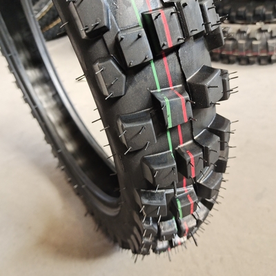 Pneumático de motocicleta sin tubo de nylon de caucho natural directo 4.10-18 para ruedas y neumáticos de motocicleta