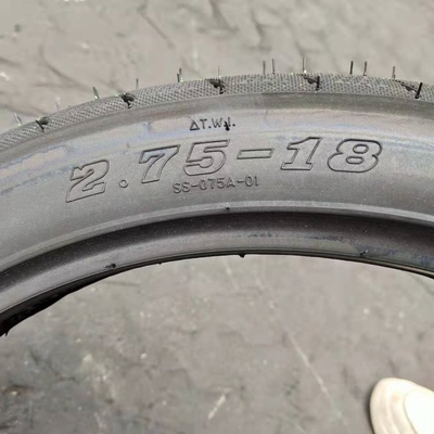 2.75-18 neumáticos para motocicletas con carcasa y contenido de caucho del 35% al 55%