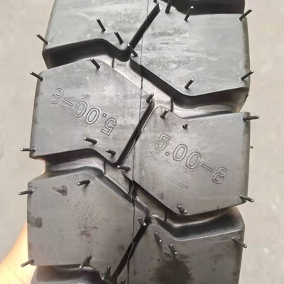 5.00-8 neumático de motocicleta con materia prima natural de caucho de acero de nylon