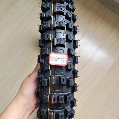 Pneumático de motocicleta sin tubo de nylon 80/100-19 para el mercado africano y para su sustitución/reparación