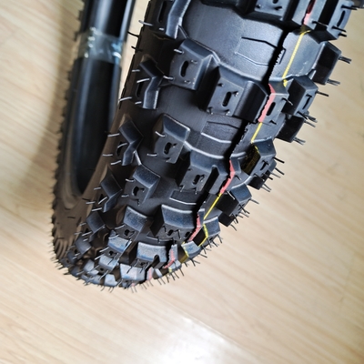 Pneumático de motocicleta sin tubo de nylon 80/100-19 para el mercado africano y para su sustitución/reparación