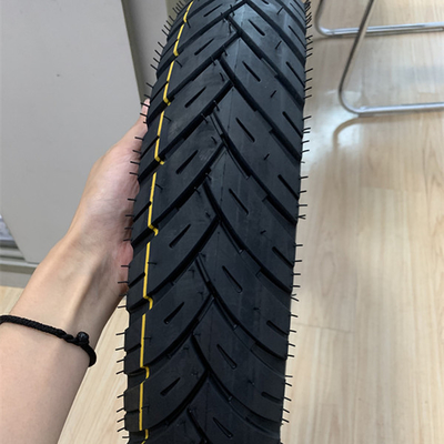 Pneumático de motocicleta de diseño profundo de súper caucho 90/90-17 para reparación/reemplazo