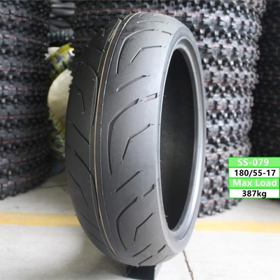 Contenido de caucho del 35% al 45% 180/55/17 TL neumáticos sin tubo para motocicletas para el beneficio del puerto de Qingdao