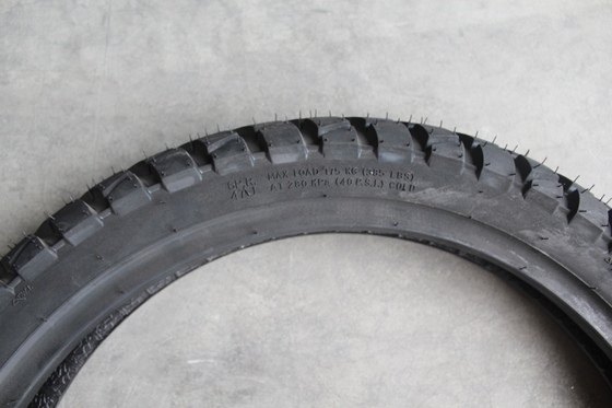 Tubo de motocicleta de Burkina Faso 2.75-17 275-17 con capacidad de carga de 178 kg y contenido de caucho