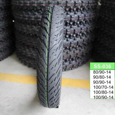 Tamaño del neumático 14 pulgadas neumático sin tubo para scooter 80/90-14 90/90-14 100/80-14 puerto de carga puerto de Qingdao