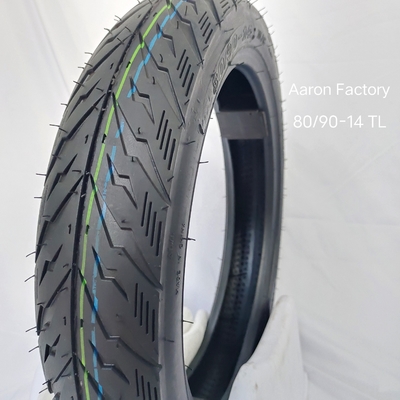 Tamaño del neumático 14 pulgadas neumático sin tubo para scooter 80/90-14 90/90-14 100/80-14 puerto de carga puerto de Qingdao