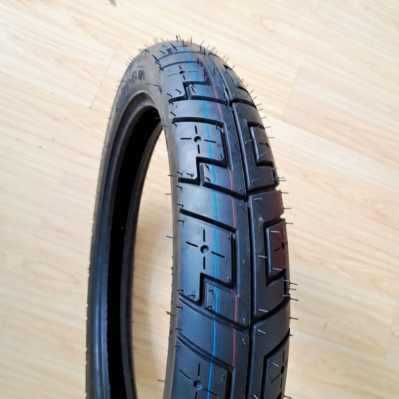 90/90-18 neumáticos redondos de caucho negro para motocicletas para OEM aceptable y 6pr/8pr Ply