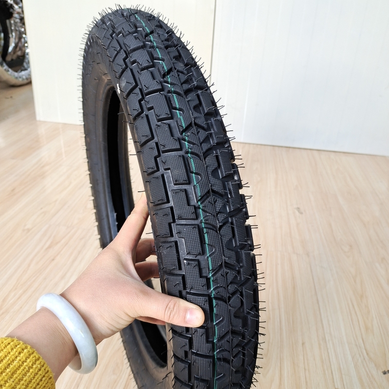 OEM aceptable 3.50-16 neumático de motocicleta neumático con materia prima natural de caucho acero nylon