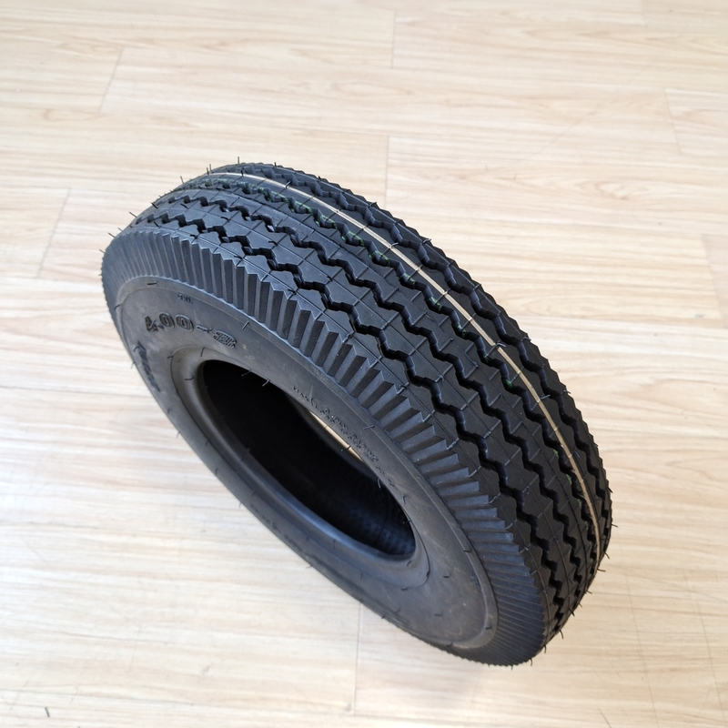 Negro 4.00-8 Bajaj neumático de tres ruedas para motocicleta Hecho de caucho natural de acero nylon