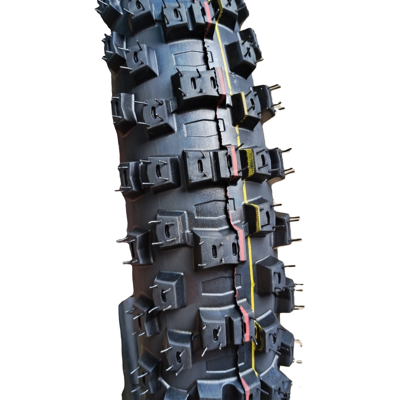 Pneumático de motocicleta sin tubo de nylon 80/100-19 para el mercado africano y para su sustitución/reparación