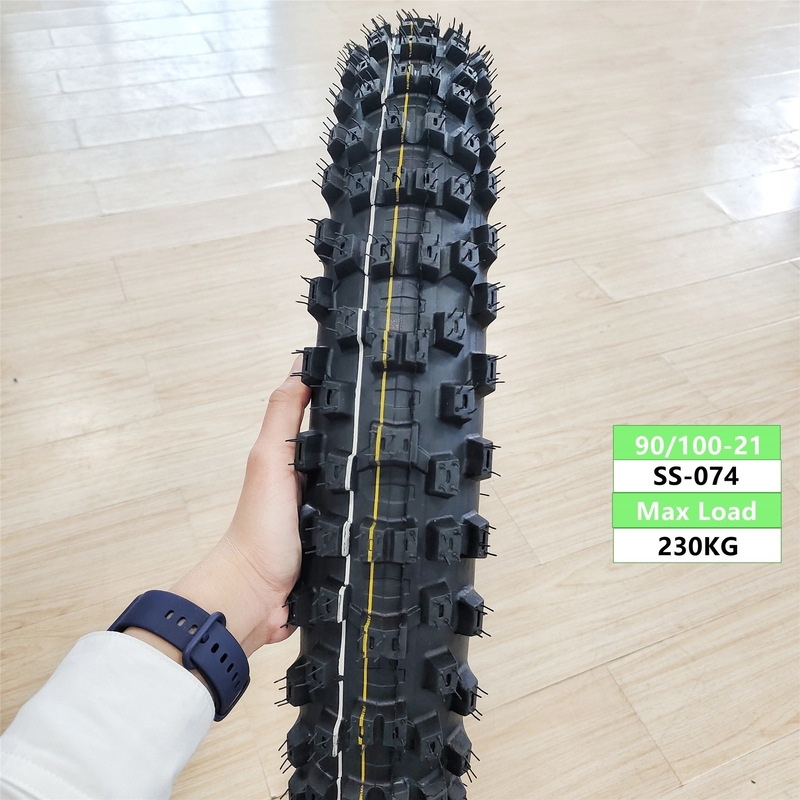 Tubo y velocidad de 150 km/h en carretera neumático de motocicleta 90 100 21 para el mercado japonés