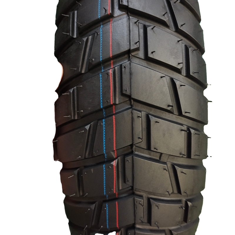 120/90-12 neumático de motocicleta con patrón de diseño profundo y resistencia a la tracción de 10.5
