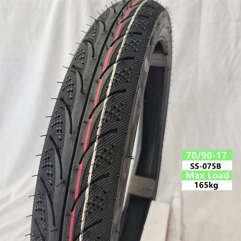 Conducción suave con 35%-45% de contenido de caucho neumáticos de motocicleta 70/90-17 80/90-17 90/90-17